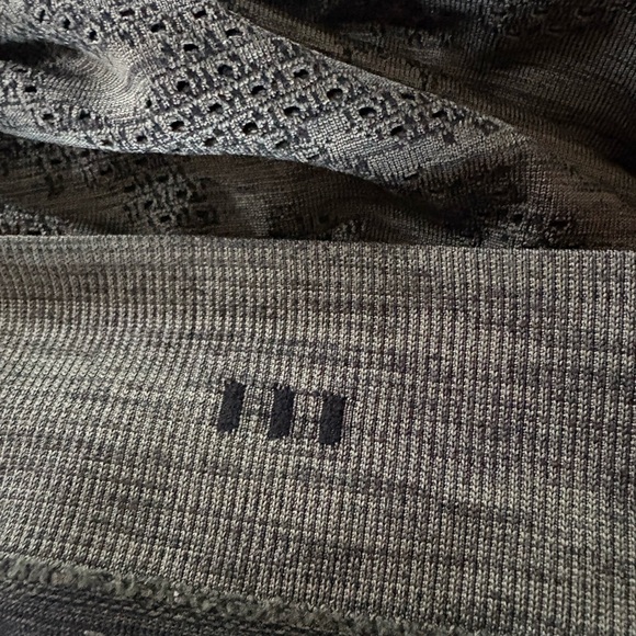 Lululemon Swiftly Breathe Long Sleeve Seamless Training Tee Dot Scape Rainforest - Picture 7 of 9